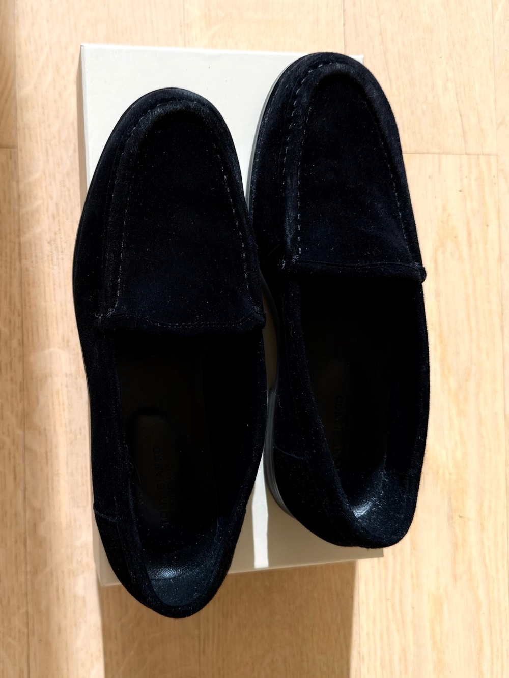 NWT Tony Bianco Zoe Black Suede Loafers 7.5 (fits US 8) New in box - Picture 7 of 8